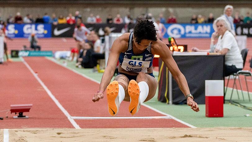 Malaika Mihambo (LG Kurpfalz) springt einmal mehr zu Gold.