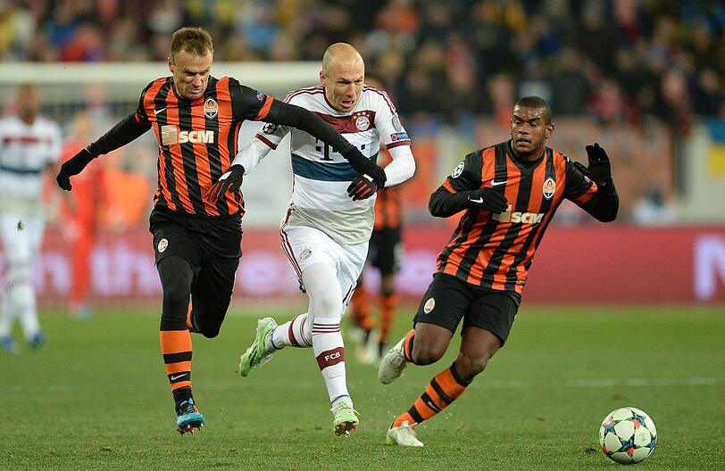 ARJEN ROBBEN - NOTE 4 - Seine Körpersprache sagt immer: &bdquo;Ich will ein Tor machen!&ldquo;, so Guardiola. Stimmt. Doch diesmal fehlte der Turbo, die geniale Idee.