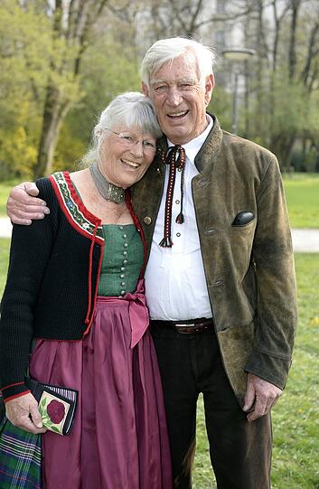 Seit 1964 verheiratet: Rauch mit Ehefrau Karin.