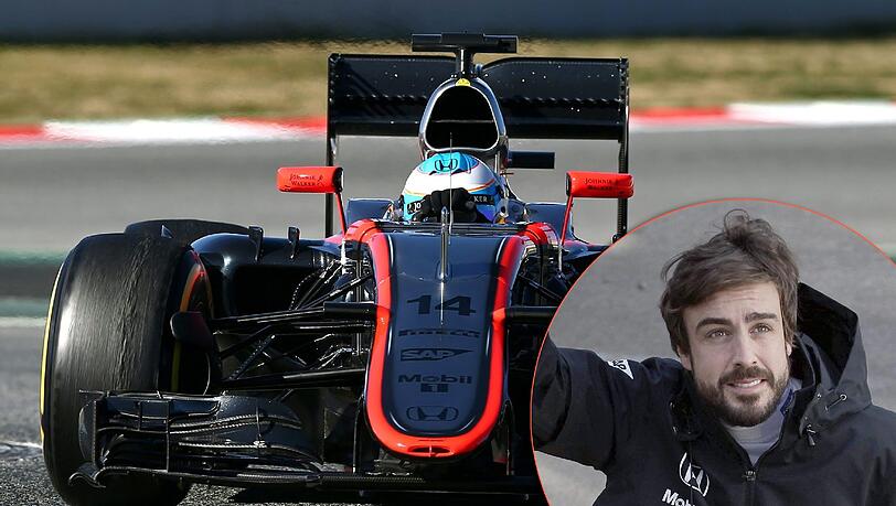 Fernando Alonso musste nach einem Unfall mit seinem McLaren-Honda ins Krankenhaus geflogen werden. Fernando Alonso musste nach einem Unfall mit seinem McLaren-Honda ins Krankenhaus geflogen werden.