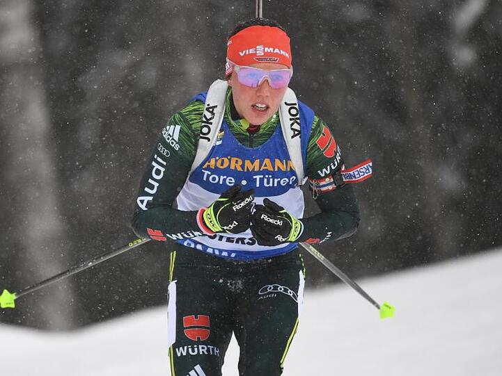 War in dieses Saison gesundheitlich nicht immer auf der Höhe: Biathlon-Olympiasiegerin Laura Dahlmeier.