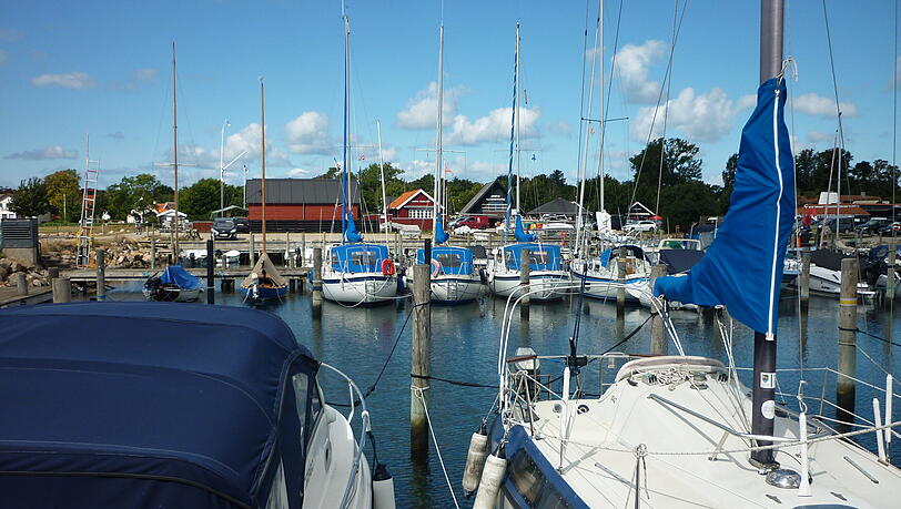 Im Hafen von Rørvig. Im Hafen von Rørvig.