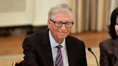 Auch Microsoft-Gründer Bill Gates nahm am Abendessen teil.