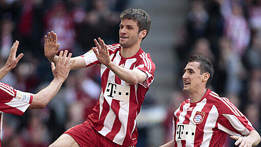Thomas Müller ist gegen den FC Schalke wieder dabei. Thomas Müller ist gegen den FC Schalke wieder dabei.