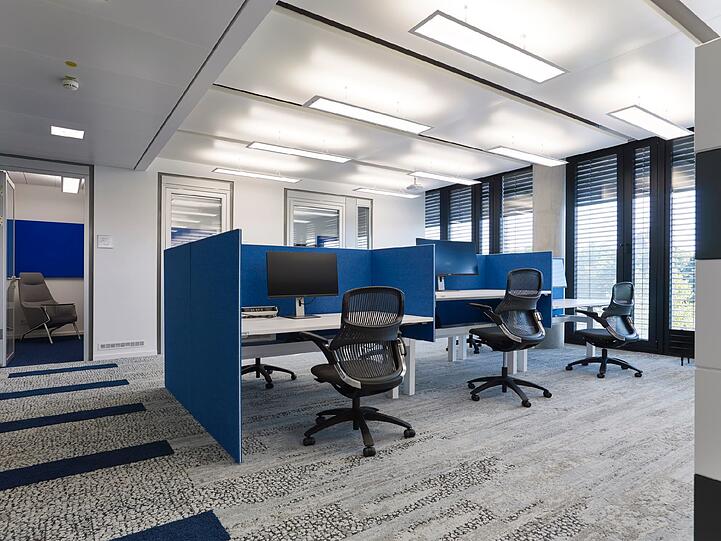 Der Accomplish Workspace in der neuen Microsoft-Unternehmenszentrale in Schwabing