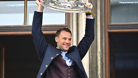 Als Meister und Nummer eins zur WM: Bayern-Kapit&auml;n Manuel Neuer.