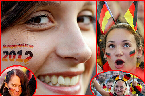 Public Viewing in Deutschland: Die Fans jubeln in Schwarz-Rot-Gold.