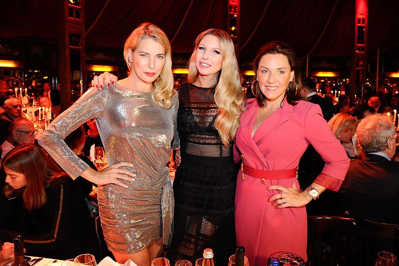 Giulia Siegel, Sabine Piller und Simone Ballack