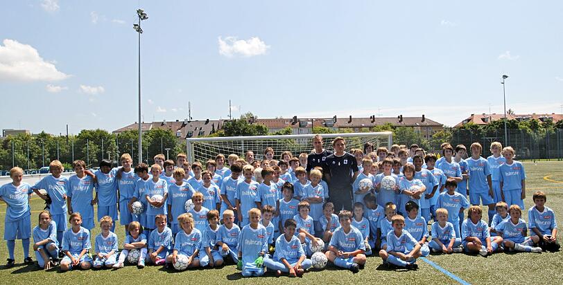 Am Vormittag wurden die Grundlagen trainiert &ndash; mal mit, mal ohne Ball. Die Bilder vom Fielmann-Camp beim TSV 1860