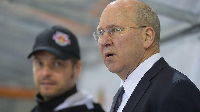 Hat eigentlich keinen Grund für skeptische Blicke: EHC-Coach Don Jackson
