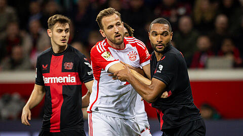 Harry Kane und Jonathan Tah werden wohl auch in der kommenden Saison aufeinandertreffen.