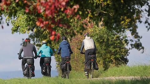 Radfahren im Herbst