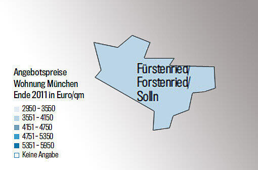Die Quadratmeterpreise in den Stadtvierteln. Je dunkler das blau, desto teurer die Wohnungen. Alles unter 4000 Euro ist heute günstig. Checken Sie Ihr Viertel. Einfach weiterklicken!