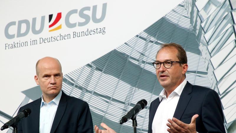 Ralph Brinkhaus und Alexander Dobrindt wollen die Unionfraktion wieder in ein gutes Licht rücken.