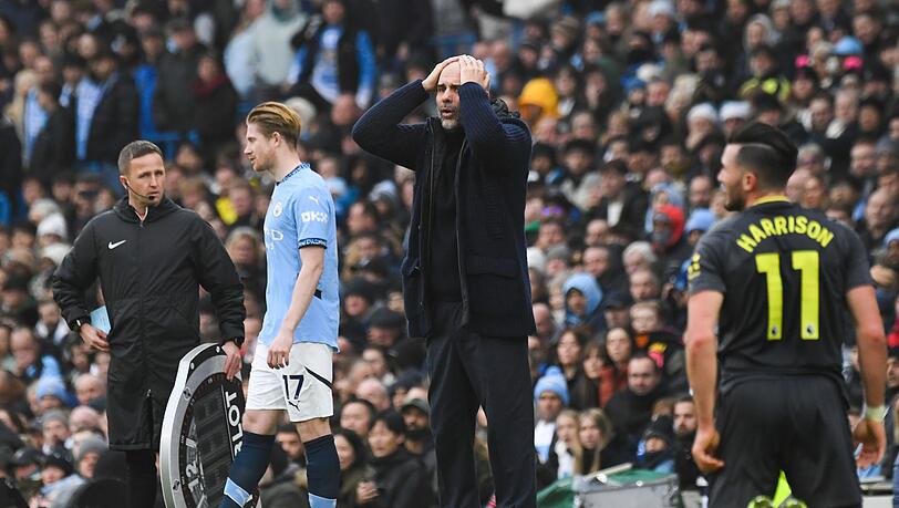 Pep Guardiola und Manchester City stecken in einer massiven Krise. In 13 Spielen gelang nur ein Sieg.