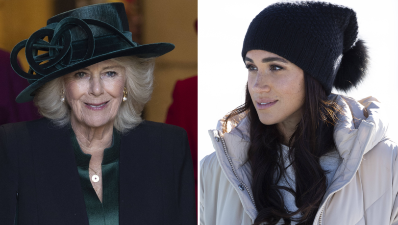 Königin Camilla soll der Presse Stoff geliefert haben, um Herzogin Meghan in ein schlechtes Licht zu rücken.