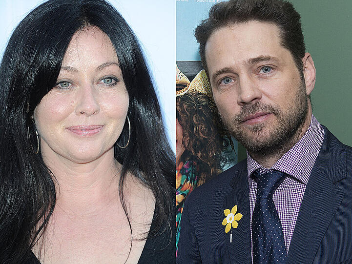 Werden wohl keine Freunde mehr: Shannen Doherty und Jason Priestley