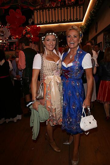 Simone Ballack und Claudia Effenberg