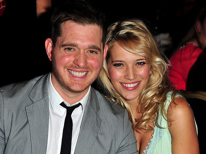 Sänger Michael Bublé und seine Frau Luisana Lopilato sind stolz auf Söhnchen Noah