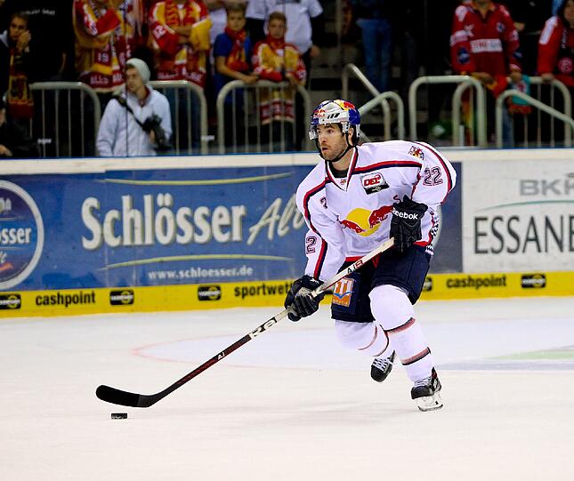 Darren Haydar, Stürmer des EHC Red Bull München.