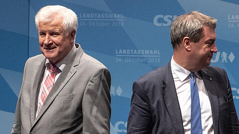 Zum Rücktritt gezwungen werden könne Horst Seehofer nicht,
heißt es in der CSU.