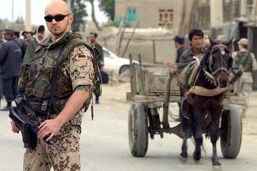 Ein Bundeswehrsoldat der Isaf-Truppe in Afghanistan