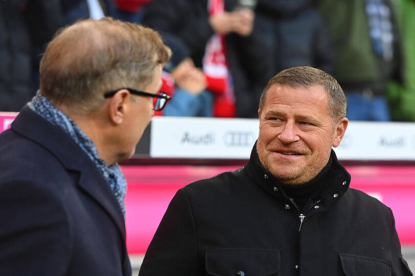 Sportvorstand Max Eberl und CEO Jan-Christian Dreesen wollen die Planungen beim FC Bayern vorantreiben.