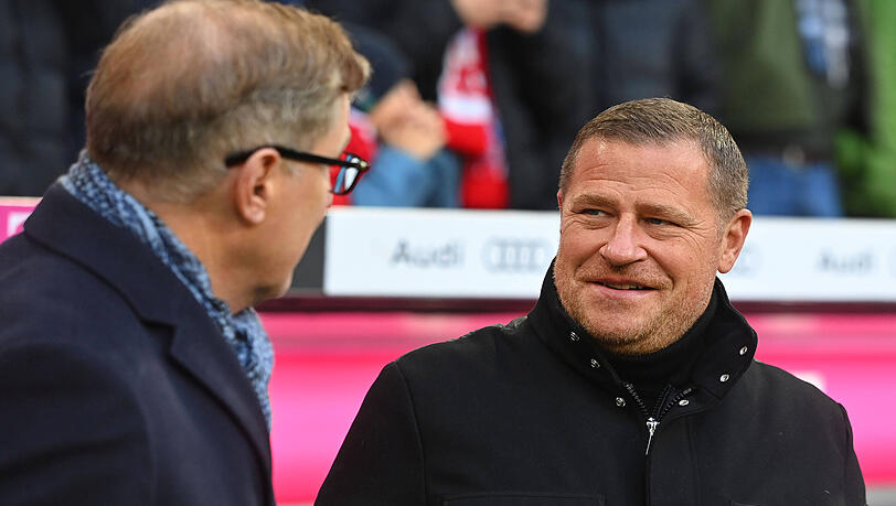 Sportvorstand Max Eberl und CEO Jan-Christian Dreesen wollen die Planungen beim FC Bayern vorantreiben. Sportvorstand Max Eberl und CEO Jan-Christian Dreesen wollen die Planungen beim FC Bayern vorantreiben.