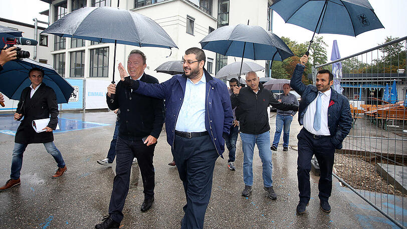 Unruhige Zeiten für Löwen-Präsident Peter Cassalette (l.) und Investor Hasan Ismaik.