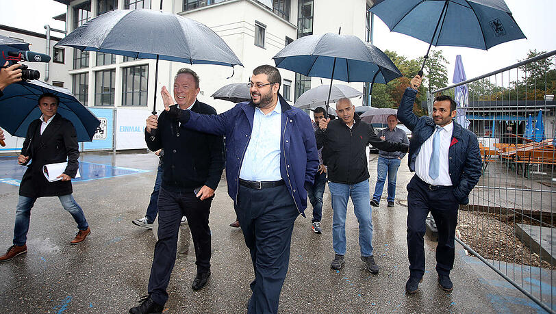 Unruhige Zeiten für Löwen-Präsident Peter Cassalette (l.) und Investor Hasan Ismaik.