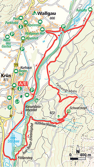 Die Wanderroute im Detail.