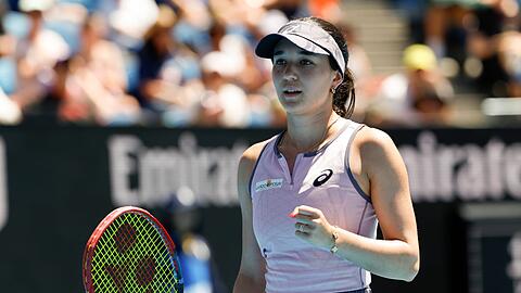 Zieht auf ungewöhnliche Weise in die 2. Runde der Australian Open ein: Eva Lys