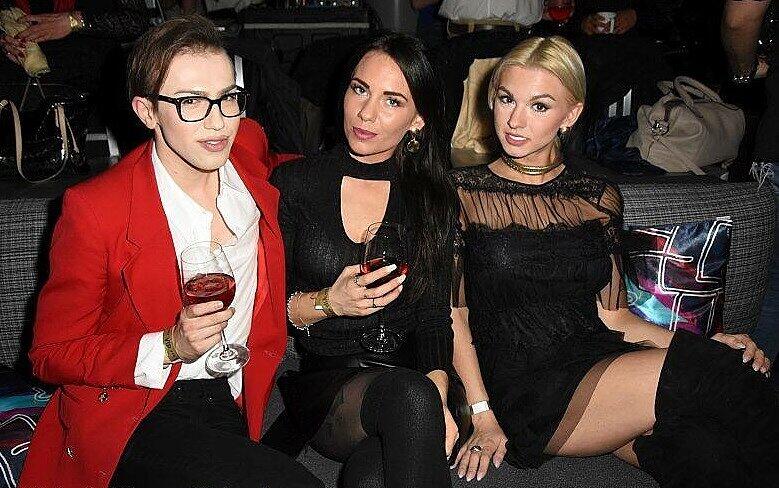 Chris Hanisch, Sarah Gehring und Natalia Osada