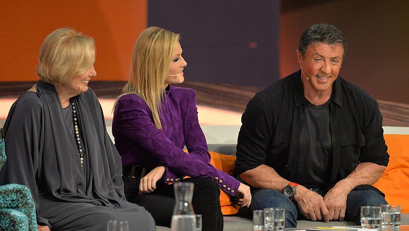 Auch deutsche Schauspieler waren zu Gast: Ruth Maria Kubitschek etwa, ...