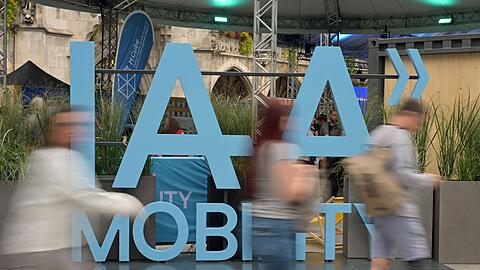 Abschluss der Automesse IAA Mobility.