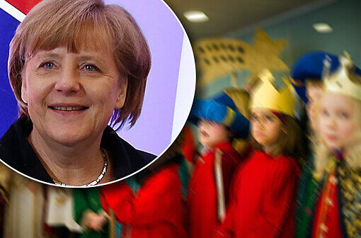 Angela Merkel empfängt die Sternsinger (Symbolbild)