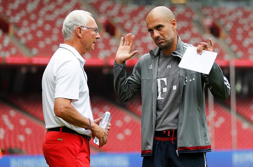Franz Beckenbauer versteht zwar, dass Pep Guardiola im Frühjahr Transfers für Manchester City machen will, doch dafür soll der Spanier keine Spieler des FC Bayern abwerben.
