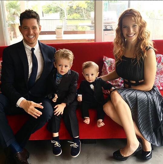 Bublé und seine Familie.