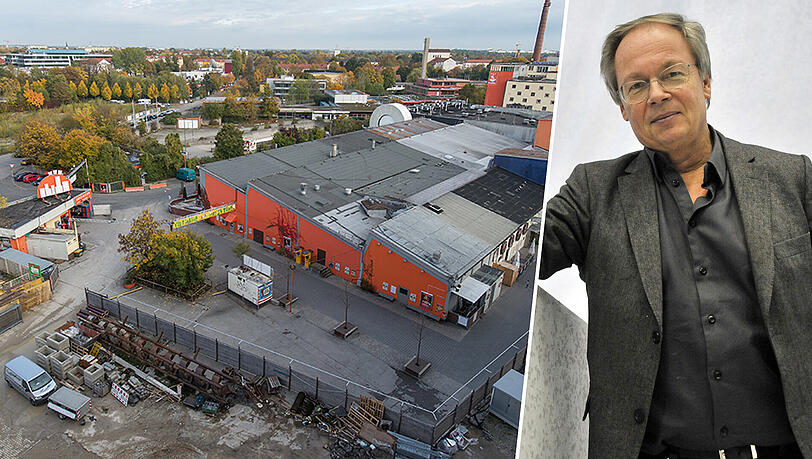 Noch eine ehemalige Knödel-Fabrik, bald schon ein Weltklasse-Konzertsaal – und Stephan Braunfels (r) will ihn entwerfen. Deshalb könnte es jetzt mit dem Baubeginn eng werden. Noch eine ehemalige Knödel-Fabrik, bald schon ein Weltklasse-Konzertsaal – und Stephan Braunfels (r) will ihn entwerfen. Deshalb könnte es jetzt mit dem Baubeginn eng werden.