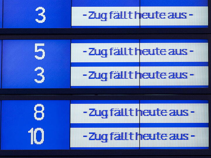 Wenn bei der Bahn die Räder stillstehen, müssen Alternativen her