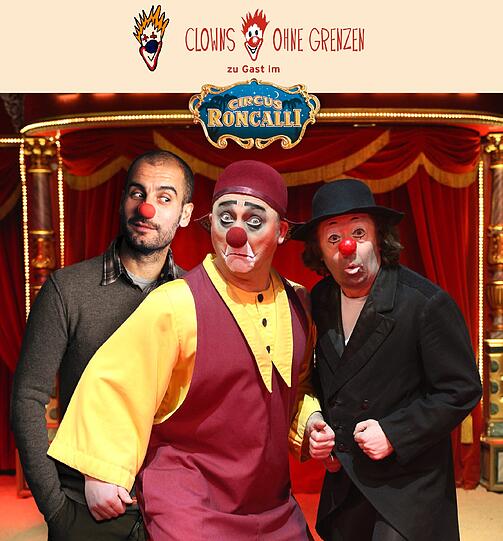 Clowns without Borders International feiern im Circus Roncalli ihr 20-jähriges Bestehen.