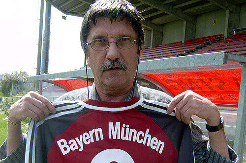 Bayern-.Fan Jimmy Mähr