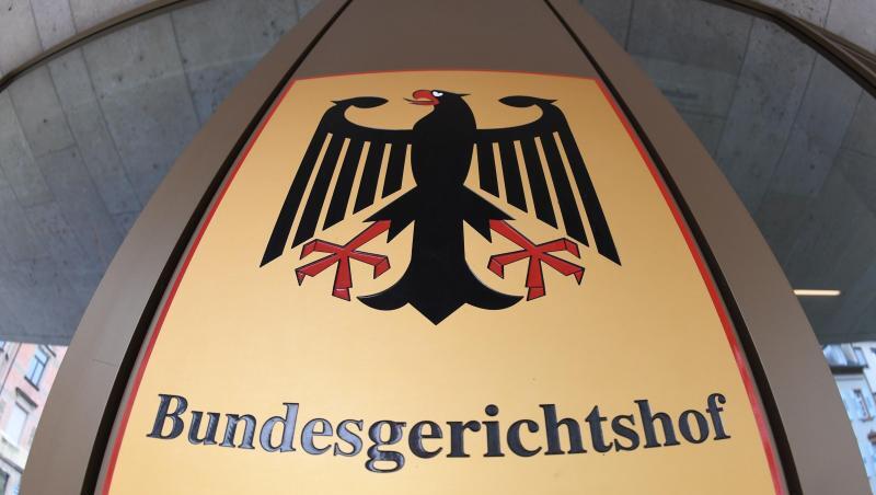 Ein Hinweisschild mit Bundesadler am Bundesgerichtshof. Foto: Uli Deck/Archivbild Ein Hinweisschild mit Bundesadler am Bundesgerichtshof. Foto: Uli Deck/Archivbild