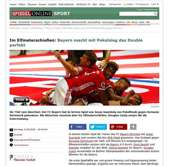 Spiegel online ist ebenfalls nicht sehr euphorisch.