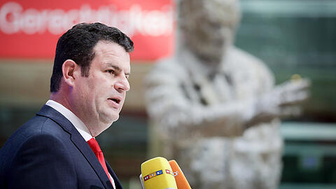 SPD-Generalsekretär Hubertus Heil im Willy-Brandt-Haus in Berlin.