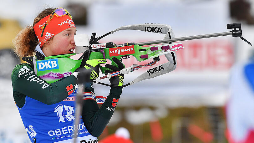 Laura Dahlmeier hat beim Heim-Weltcup in Oberhof in der Verfolgung den siebten Platz belegt