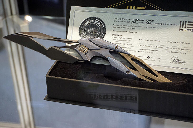 Im Bereich der Messer geht der Trend hin zu futuristischen Designs.