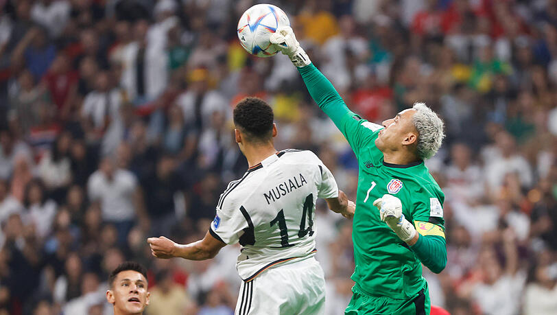 Keylor Navas bei der WM gegen Deutschland. Keylor Navas bei der WM gegen Deutschland.