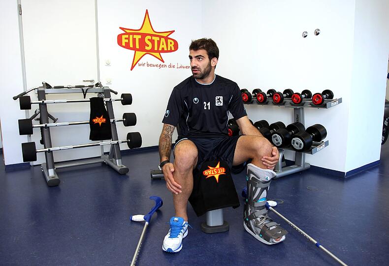 Nach dem Syndesmosebandriss befindet sich Grigoris Makos im Aufbautraining
