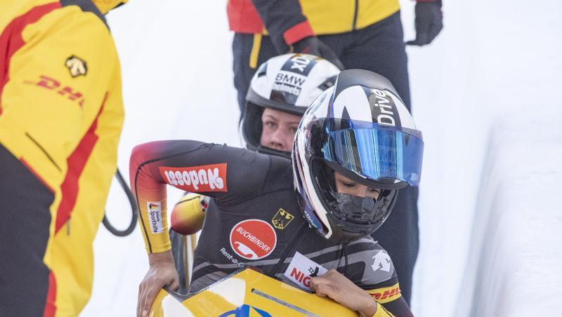 Die Bob-WM in Altenberg beginnt mit den Frauen im Zweierbob: Team Mariama Jamanka hat gute Aussichten. Die Bob-WM in Altenberg beginnt mit den Frauen im Zweierbob: Team Mariama Jamanka hat gute Aussichten.